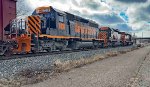 WE 7018 shoves past me.
